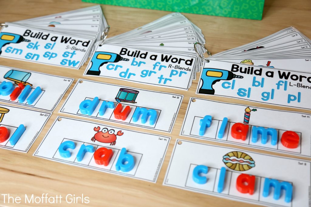 Build a Word Hands-On Spelling! Systematically move through phonics skills while boosting reading and spelling skills. The bundle includes CVC words, long vowels, blends, digraphs, trigraphs and more!