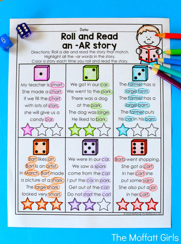 Bossy R words can be tricky for beginning readers to learn. These NO PREP packets teach r-controlled vowels in a variety of ways!