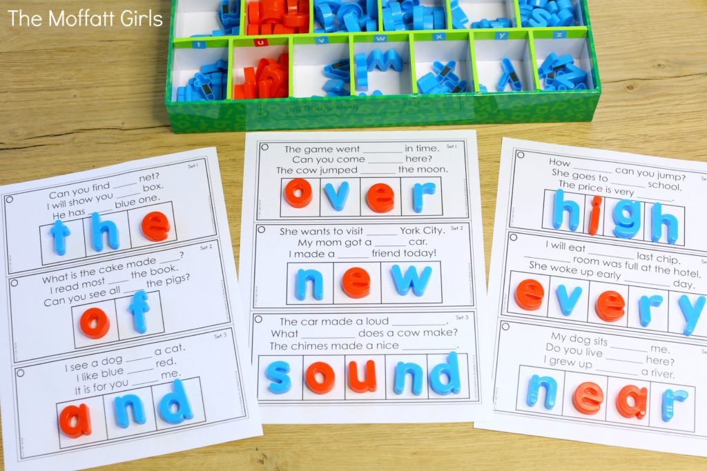 How to Effectively Teach Sight Words For Preschool, Kindergarten, 1st Grade, 2nd Grade and 3rd Grade using a fun hands-on and systematic approach. Created with Fry's Sight Words and Dolch Sight Words!