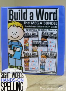 Teaching Sight Words and Spelling for Kindergarten, 1st Grade, 2nd Grade, 3rd Grade