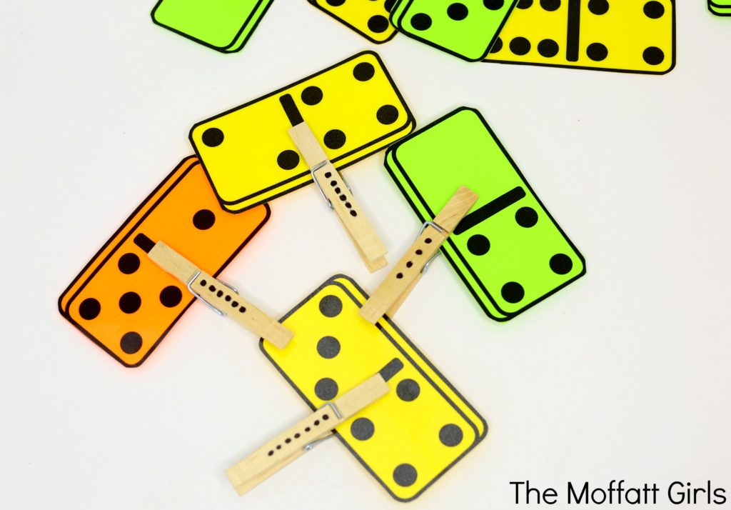 Number Matching with dominos! Fun Kindergarten math game to learn numbers 1-10!
