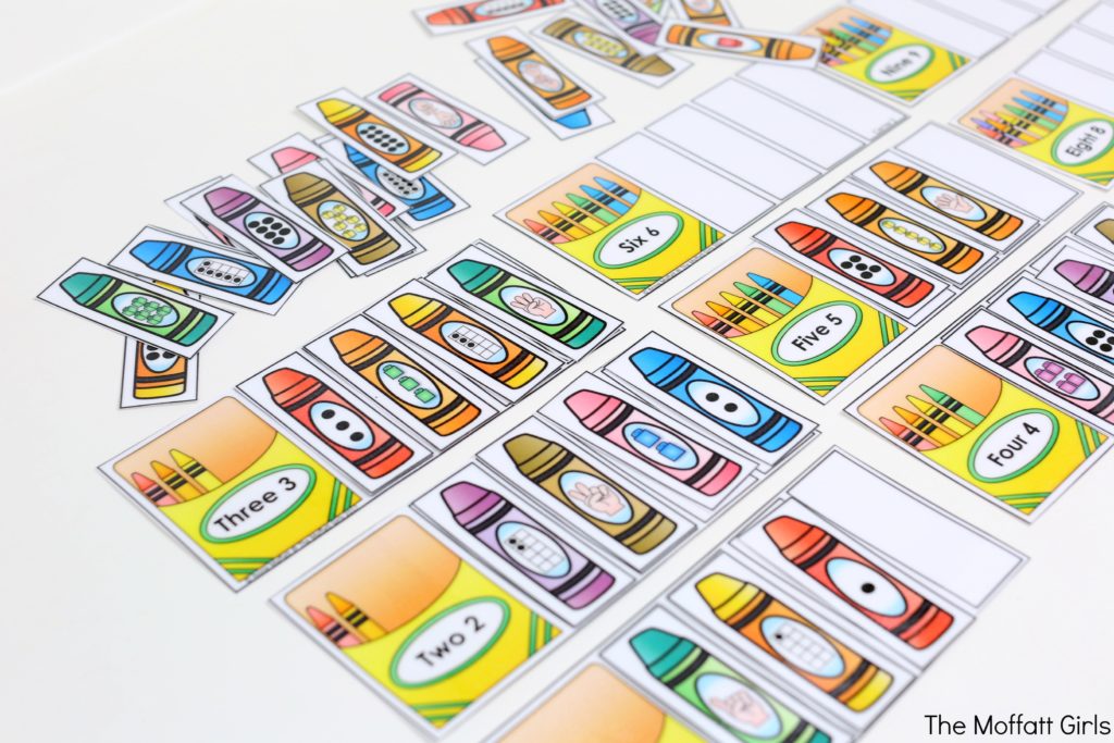 Count and Sort Numbers- This fun Kindergarten Math activity helps students to practice numbers 1-10 in a hands-on way!