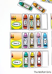 Kindergarten Math Centers, Counting and Numbers