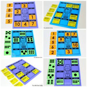 Kindergarten Math games, numbers, counting, subitizing,