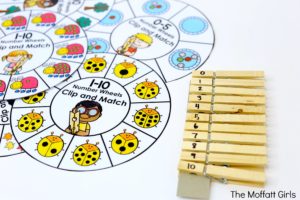 kindergarten math, numbers, counting, hands-on math, math games