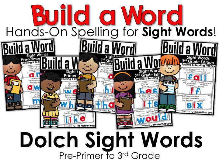 How to Effectively Teach Sight Words For Preschool, Kindergarten, 1st Grade, 2nd Grade and 3rd Grade using a fun hands-on and systematic approach. Created with Fry's Sight Words and Dolch Sight Words!