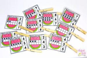 Kindergarten math games, numbers, counting, math centers