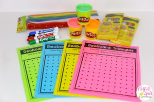 Kindergarten, Math, Geoboards, Shapes, Common Core,