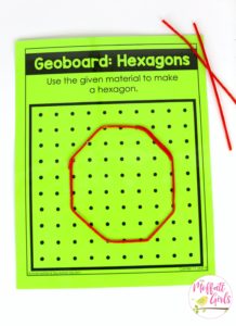 Kindergarten, Math, Geoboards, Shapes, Common Core,