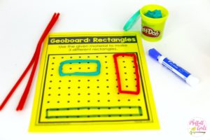 Kindergarten, Math, Geoboards, Shapes, Common Core,