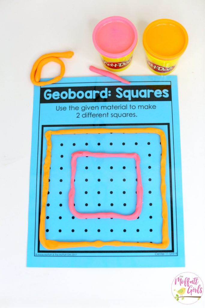 Kindergarten, Math, Geoboards, Shapes, Common Core, 