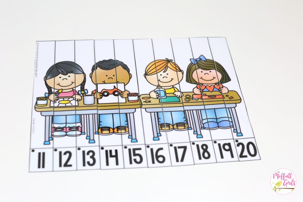 Ordering Numbers 11-20. Such a fun puzzle for Kindergarten! Place the teen numbers in order to reveal a picture!