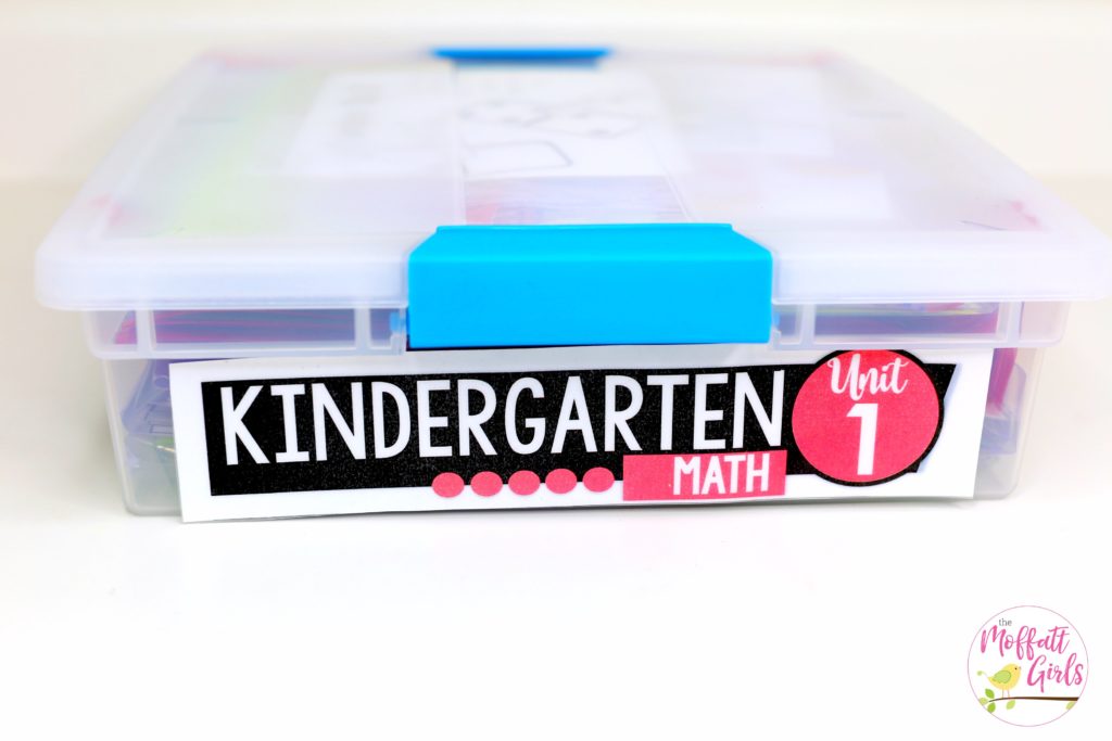 Organizing Math Centers for Kindergarten!