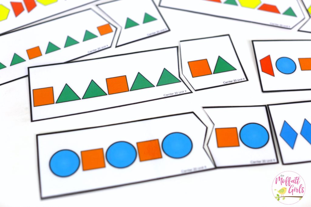Shapes, Patterns, puzzles, Kindergarten, Math, common core, 