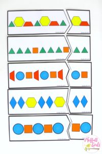 Shapes, Patterns, puzzles, Kindergarten, Math, common core,
