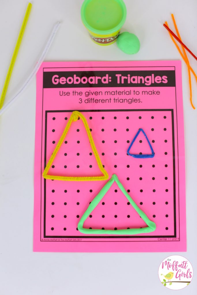 Kindergarten, Math, Geoboards, Shapes, Common Core, 
