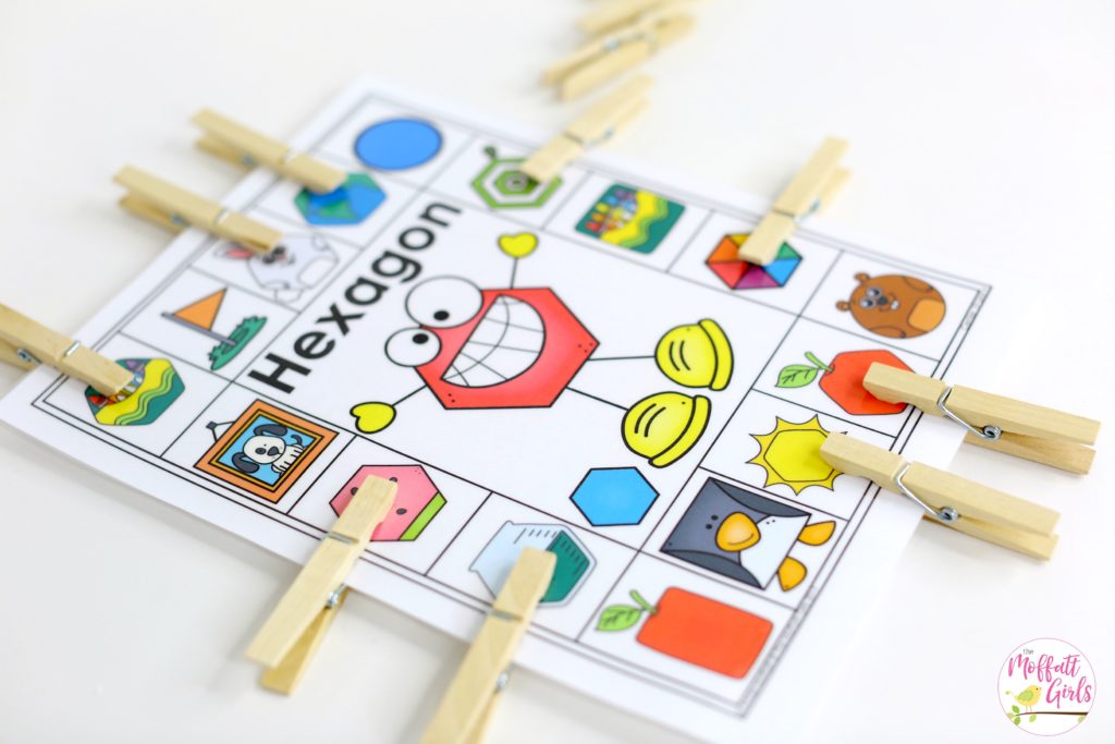 Kindergarten Math, Kindergarten, Shapes, Common Core Math, Hexagon, Math Games, 3d Shapes