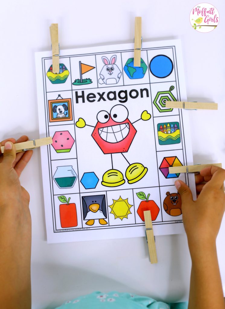 Kindergarten Math, Kindergarten, Shapes, Common Core Math, Hexagon, Math Games, 3d Shapes