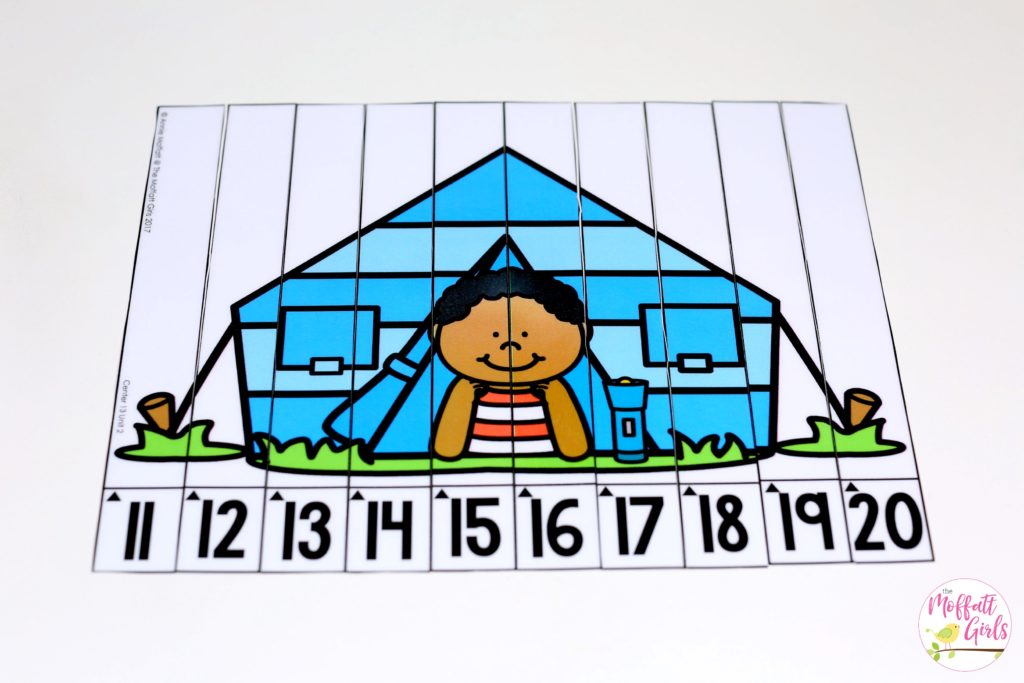 Ordering Numbers 11-20. Such a fun puzzle for Kindergarten! Place the teen numbers in order to reveal a picture!