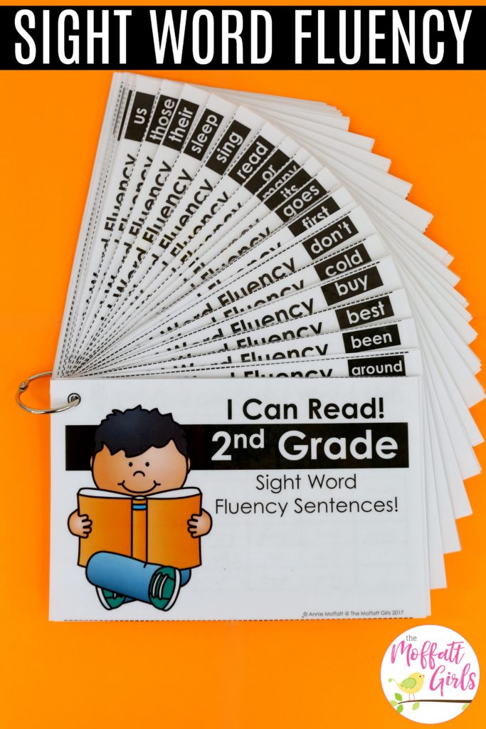 Sight Word Fluency Pyramid Sentences- These simple sentences use second grade sight words along with phonics skills to help build reading confidence in beginning and struggling readers.