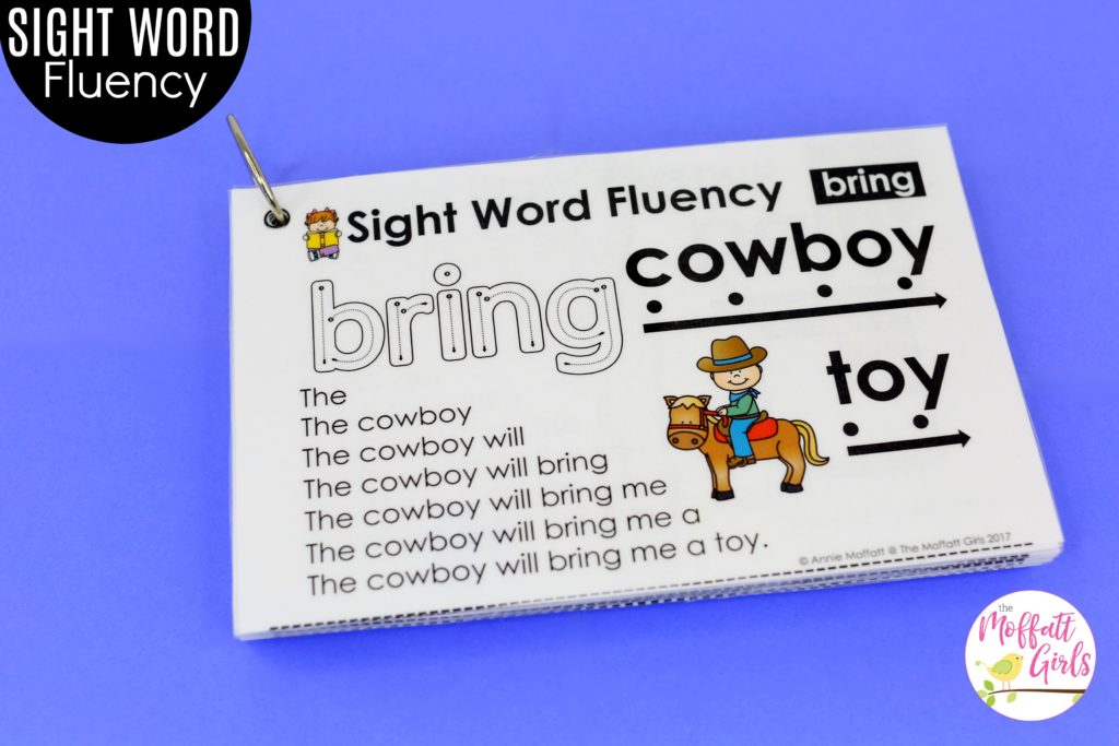 Sight Word Fluency Pyramid Sentences- These simple sentences use third grade sight words along with phonics skills to help build reading confidence in beginning and struggling readers.