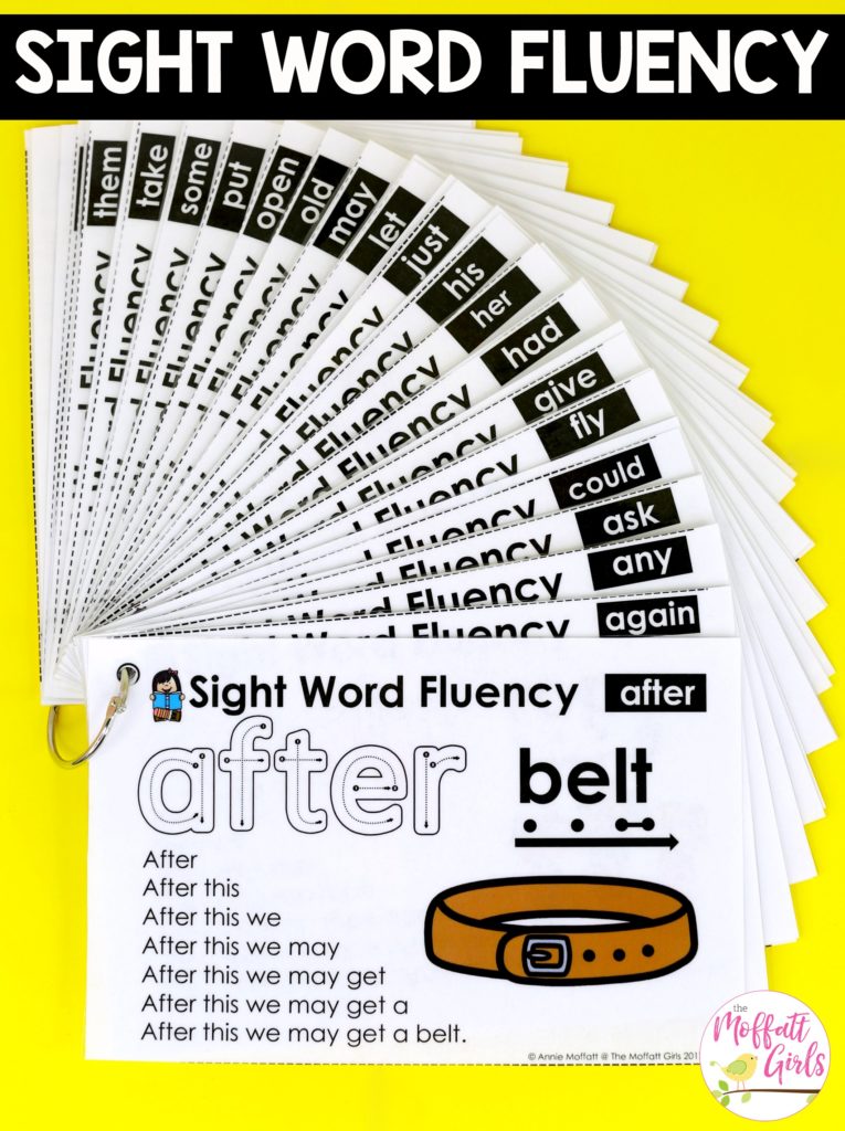Sight Word Fluency Pyramid Sentences- These simple sentences use first grade sight words along with phonics skills to help build reading confidence in beginning and struggling readers.