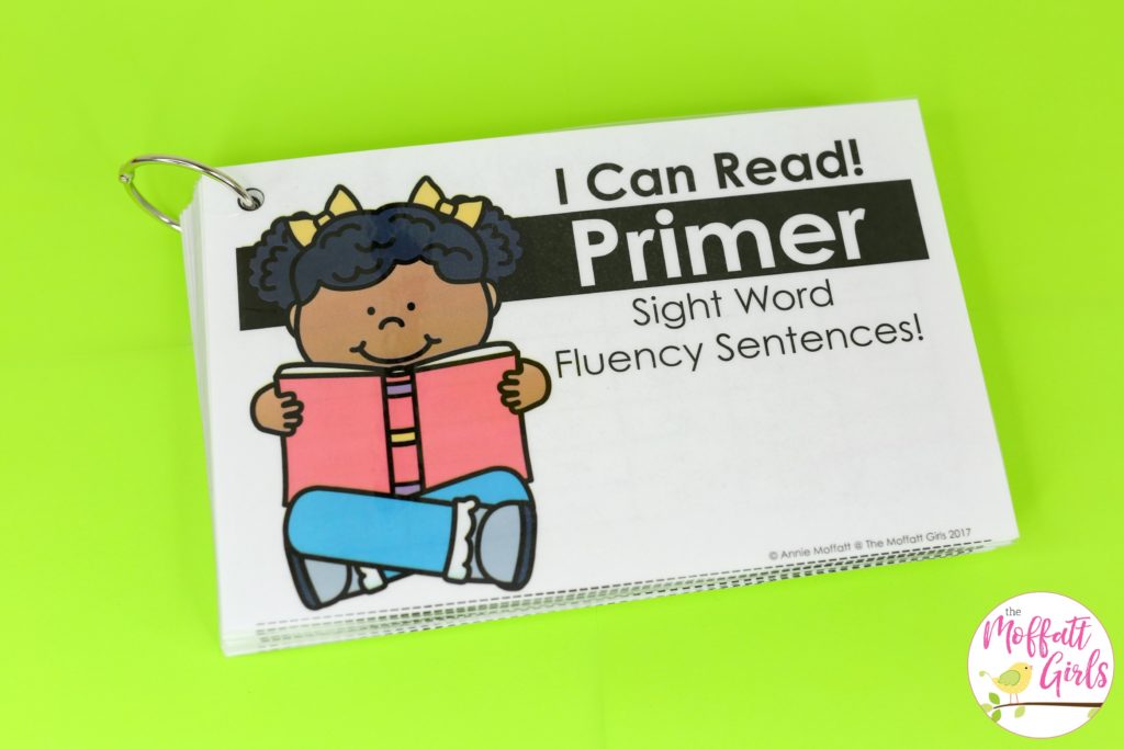 Sight Word Fluency Pyramid Sentences- These simple sentences use primer sight words along with phonics skills to help build reading confidence in beginning and struggling readers.