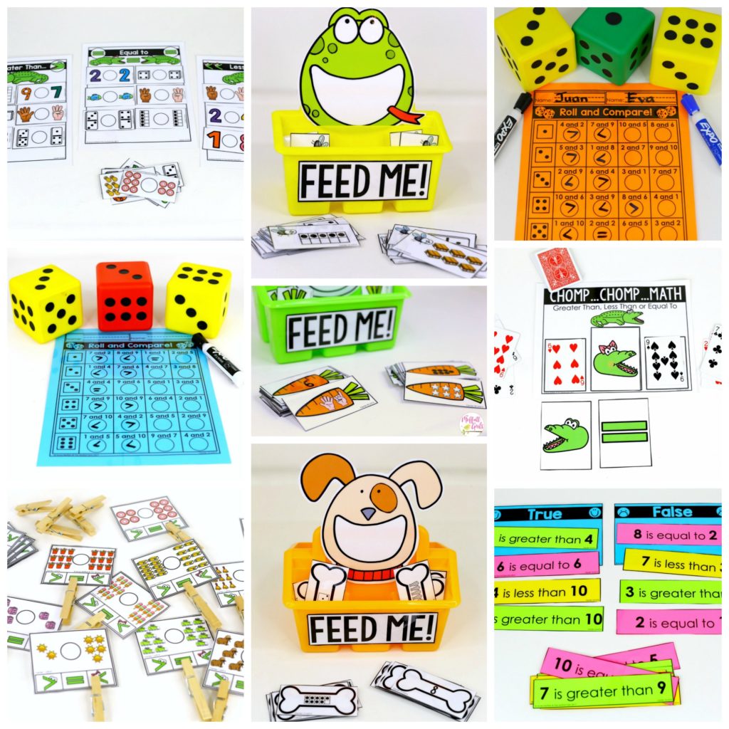 Kindergarten, Kindergarten math, comparing numbers, Counting, numbers, math games, Common Core Math