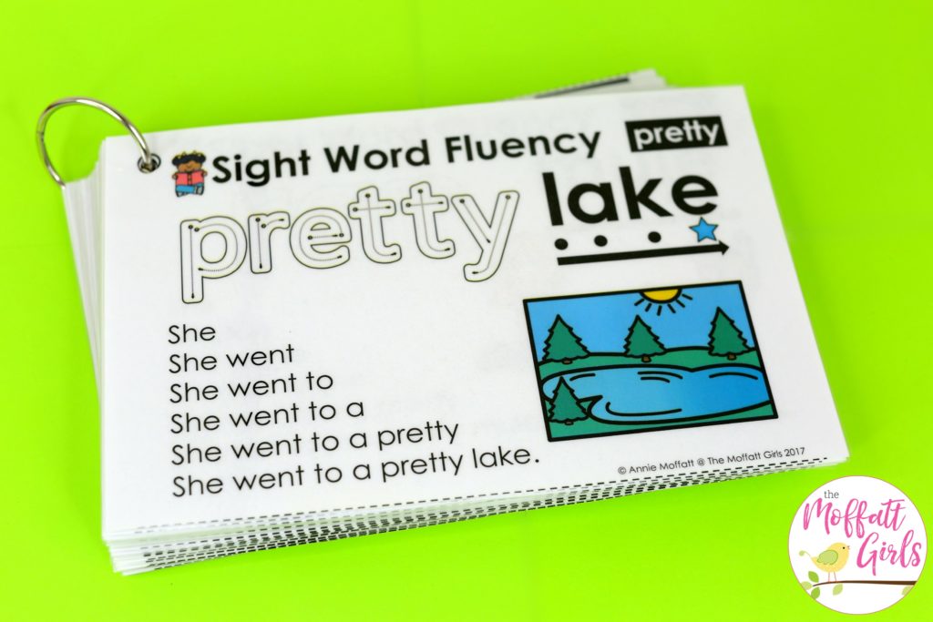 Sight Word Fluency Pyramid Sentences- These simple sentences use primer sight words along with phonics skills to help build reading confidence in beginning and struggling readers.