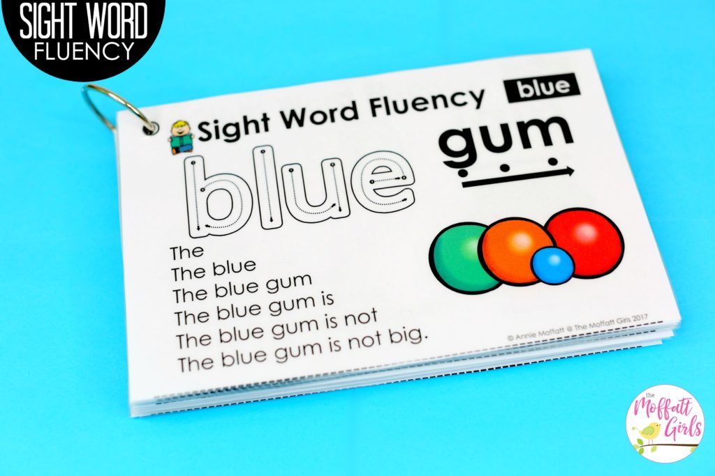 Sight Word Fluency Pyramid Sentences- These simple sentences use pre-primer sight words along with basic phonics skills to help build reading confidence in beginning and struggling readers.