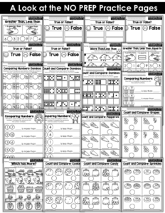 Kindergarten, Kindergarten math, comparing numbers, Counting, numbers, math games