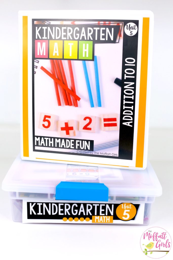 Simple and easy way to organize your Math Centers!