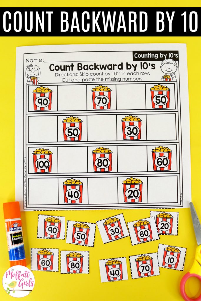 These fun 1st Grade Math activities help students count numbers up to 120 in a hands-on way!