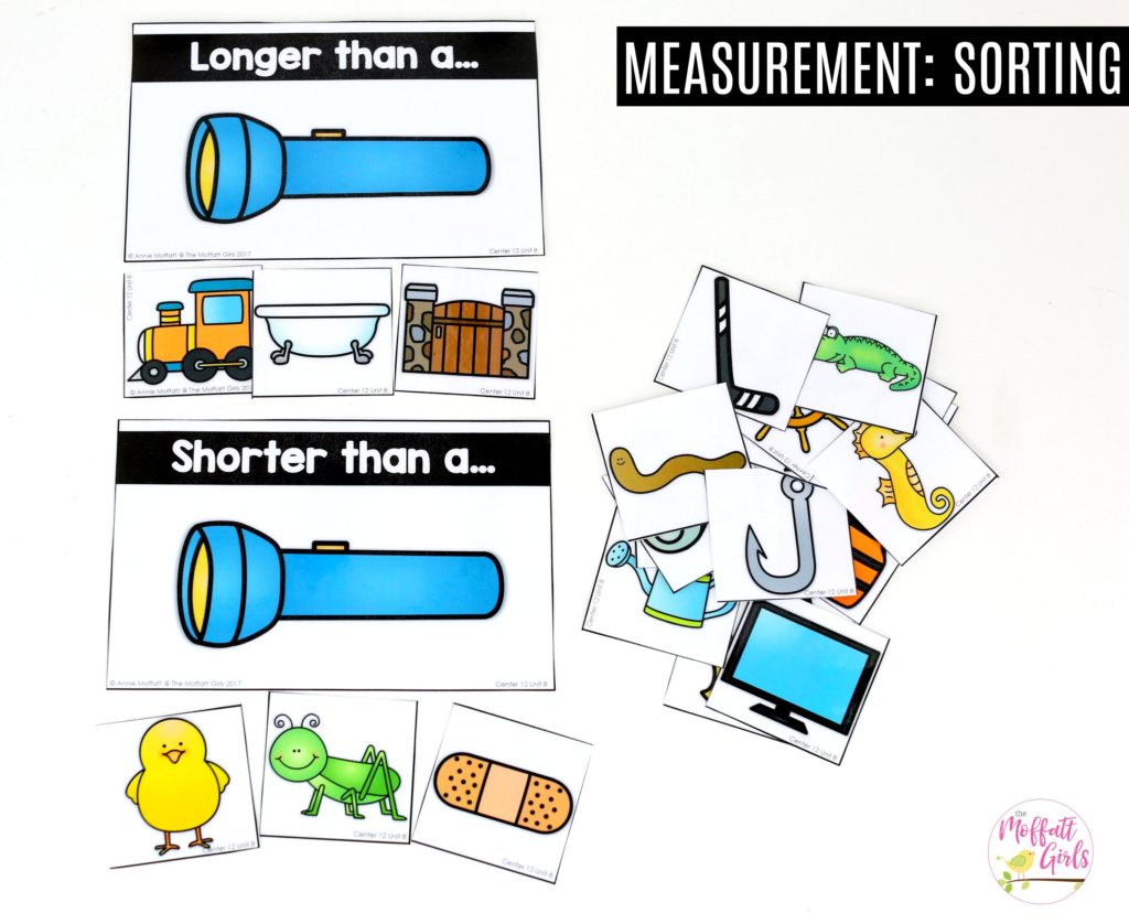 Comparing Length: This fun Kindergarten Math activity helps students measure items and analyze data in a hands-on way!