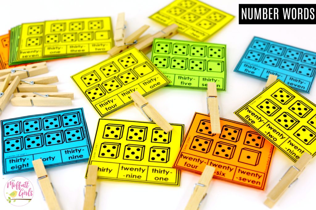 Count and Clip Dice: This fun 1st Grade Math activity helps students count numbers up to 120 in a hands-on way!