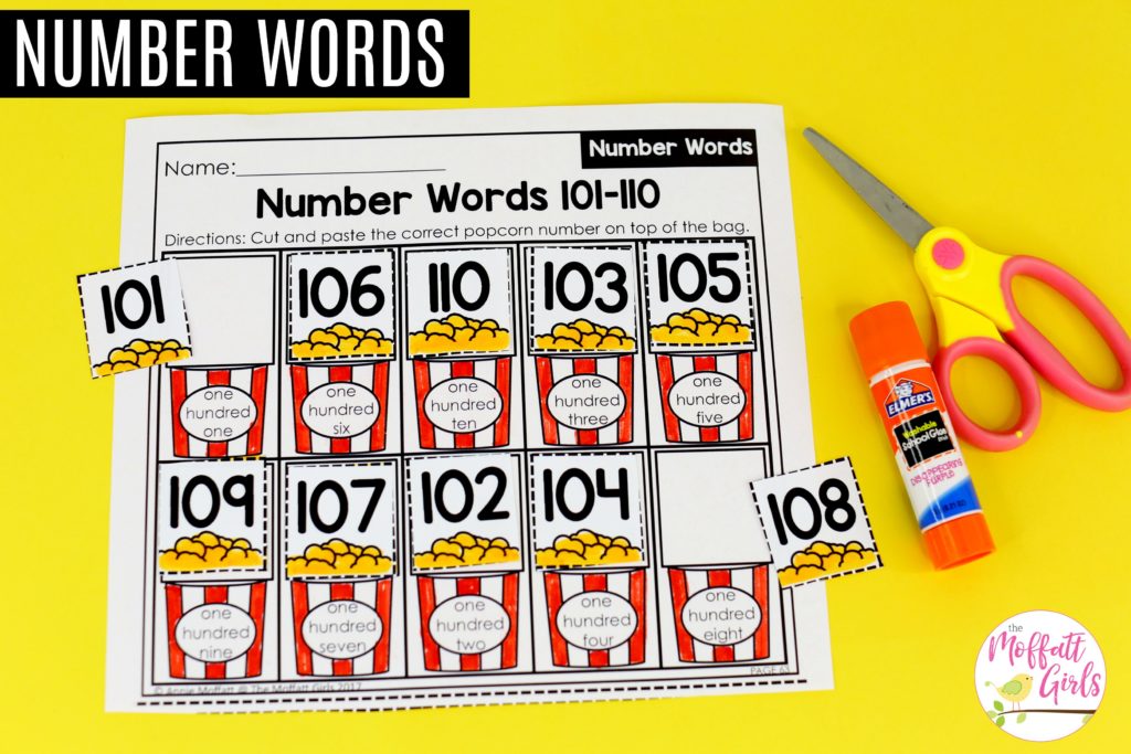 These fun 1st Grade Math activities help students count numbers up to 120 in a hands-on way!