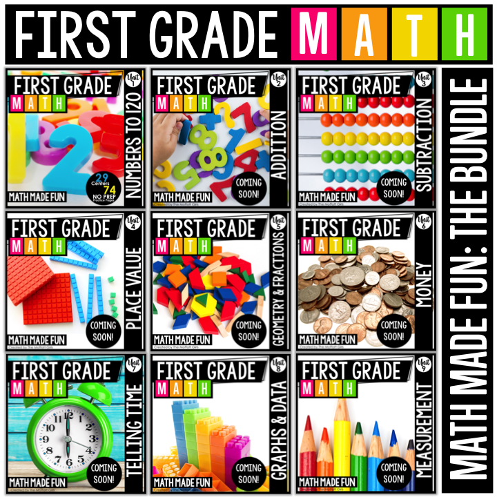 These fun 1st Grade Math activities help students count numbers up to 120 in a hands-on way!