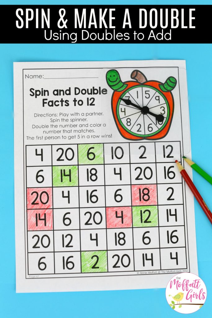 Math Made Fun for 1st Grade! Teach addition up to 20 in 1st Grade fun, hands-on ways! Fun math centers and printable games included!
