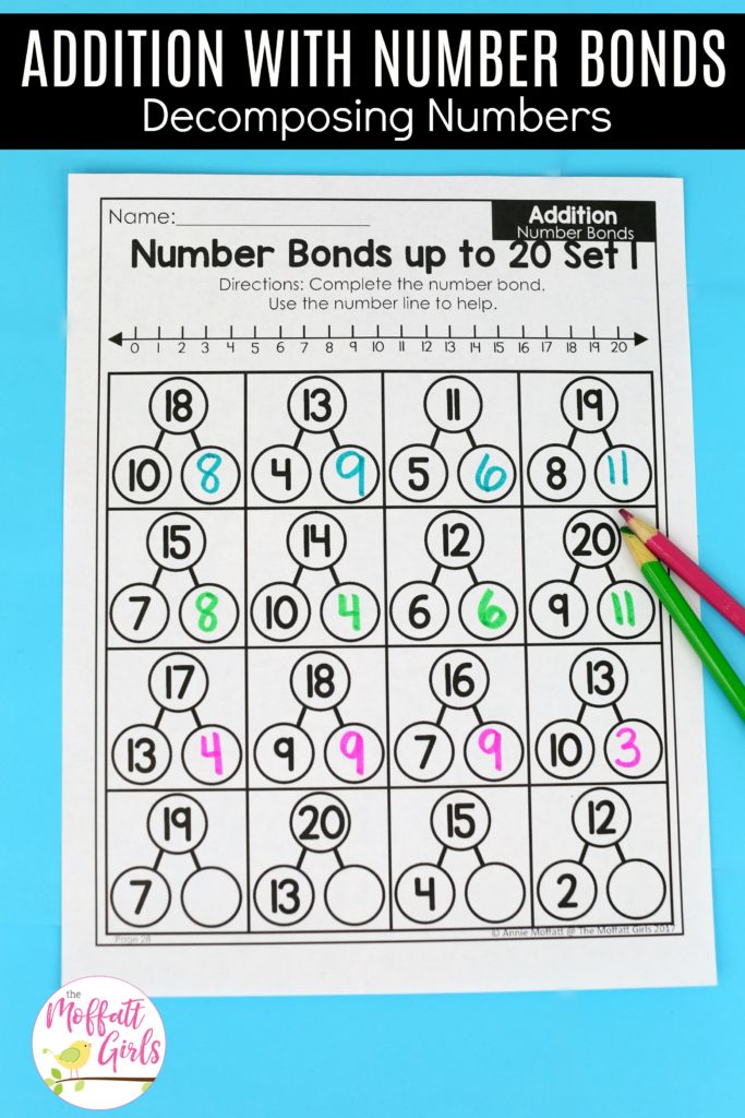 Math Made Fun for 1st Grade! Teach addition up to 20 in 1st Grade fun, hands-on ways! Fun math centers and printable games included!