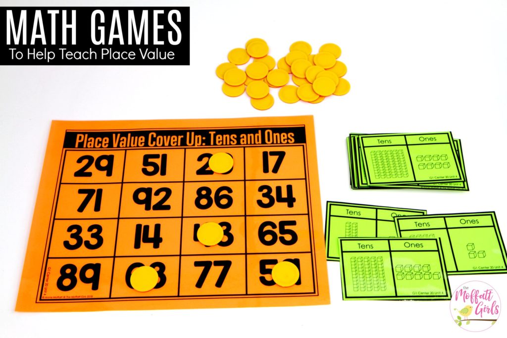Place Value Cover Up: Tens and Ones Place Value Cover Up: This fun 1st Grade Math activity helps students understand place values and the meaning of a number in a hands-on way!