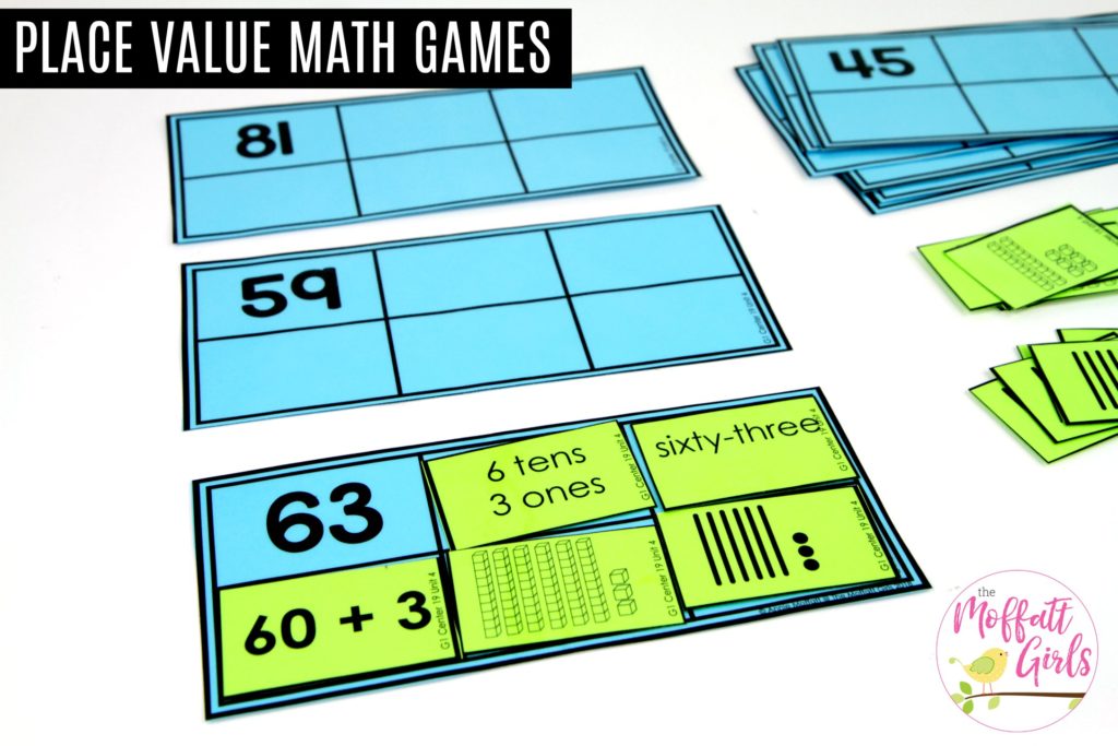 Place Value Sort: This fun 1st Grade Math activity helps students understand place values and the meaning of a number in a hands-on way!