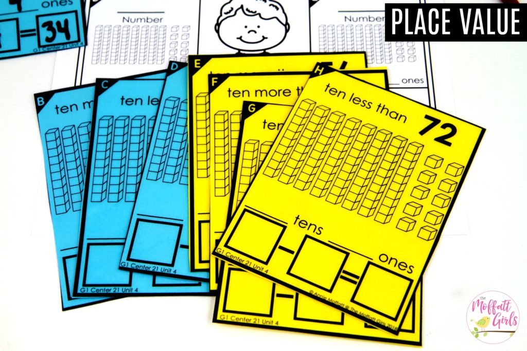 Place Value Ten Less or Ten More Place Value Color It: This fun 1st Grade Math activity helps students understand place values and the meaning of a number in a hands-on way!