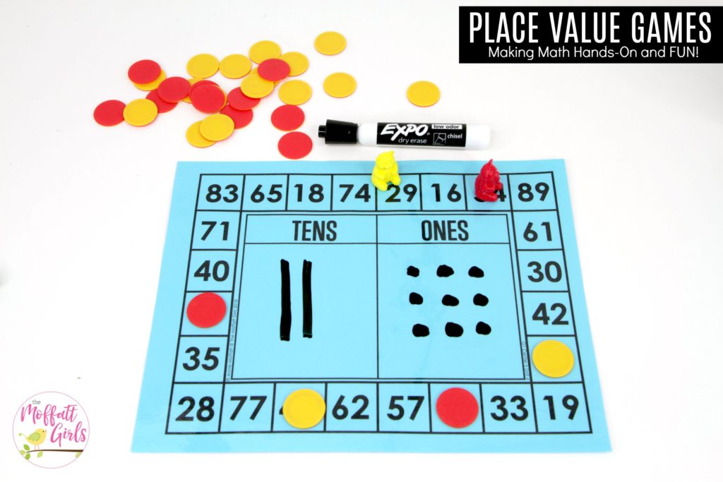 Place Value: Build a Number math game Build a Number: This fun 1st Grade Math activity helps students understand place values and the meaning of a number in a hands-on way!
