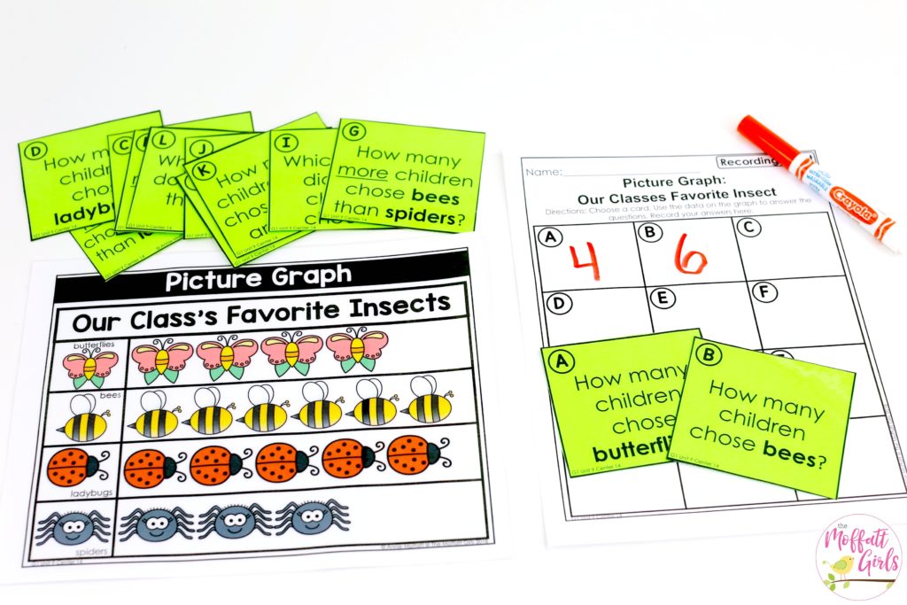Picture graphs to teach basic data analysis in first grade Picture Graphs- Fun math games to teach graphs and simple data analysis in 1st Grade!
