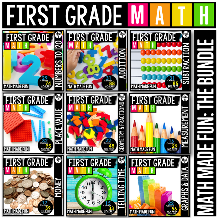 First Grade Math Curriculum Bundle First Grade Math Curriculum Bundle