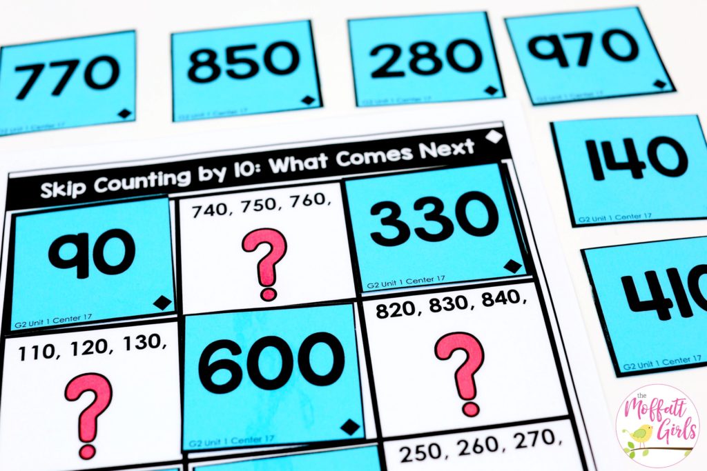 Skip Counting Mystery Puzzle math center for 2nd Grade Skip Counting Mystery Puzzle math center for 2nd Grade
