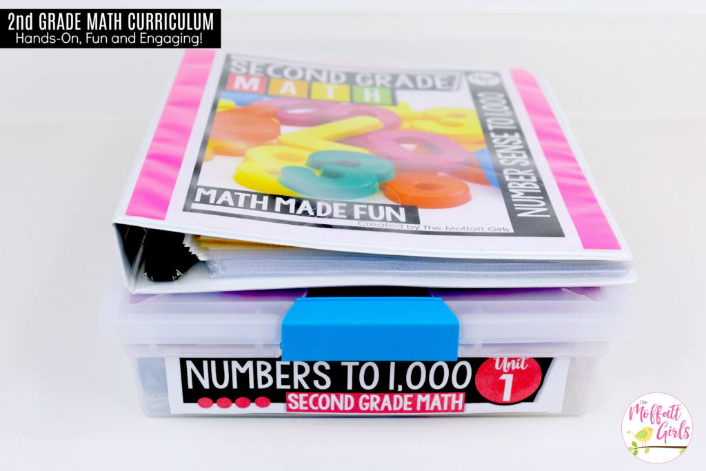 2nd Grade Math Made Fun Storage Simple storage solution for math centers and worksheets!