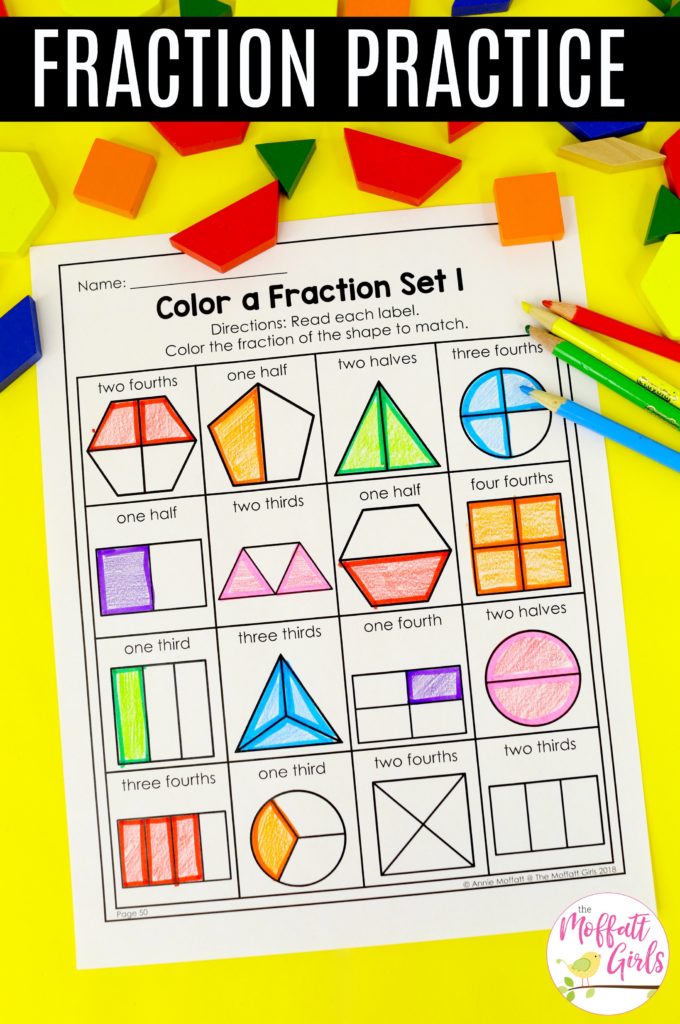 Teach Geometry and Fractions with fun, hands-on activities and worksheets. Make math fun!