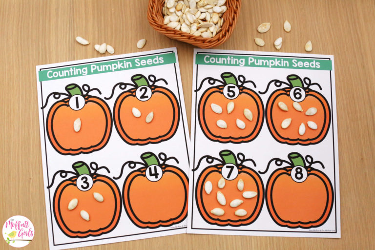 October Kindergarten Morning Bins