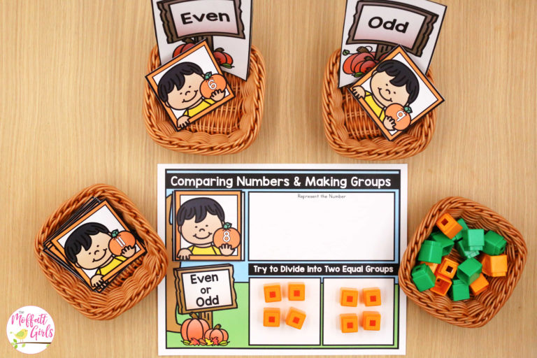 October First Grade Morning Bins